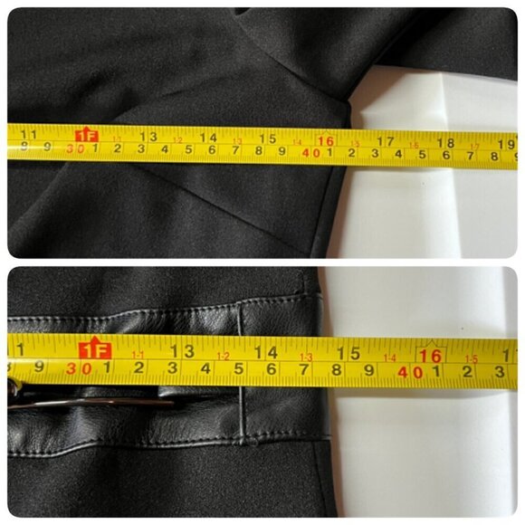 DKNY Womens Faux Wrap Polyester Sheath Dress Sz 2 in Black - Picture 11 of 11